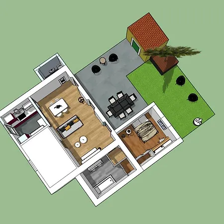 Gregbnb - T2 50m2 - Jardin 80m2 - 15min Gare Apartment Toulon