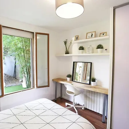 Gregbnb - T2 50m2 - Jardin 80m2 - 15min Gare Apartment *